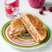 Fried Bologna Sandwiches with Olive Salad