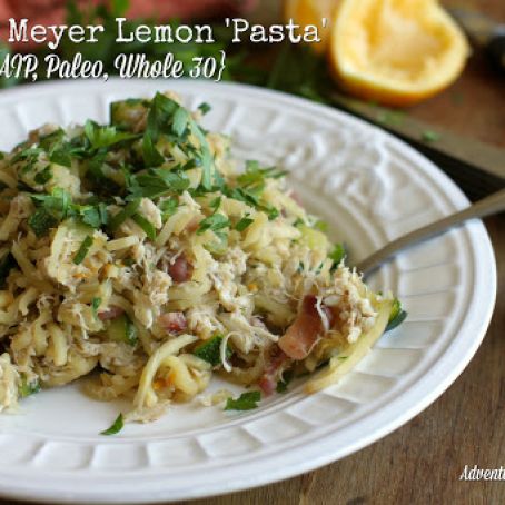Crab & Meyer Lemon 'Pasta'