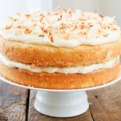 Pineapple Cake with Coconut Frosting