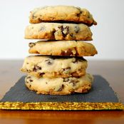 Chocolate Chip Macadamia Shortbread Cookies