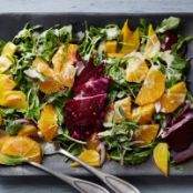 Roasted Beet Salad with Oranges and Creamy Goat Cheese Dressing : Recipes : Cooking Channel