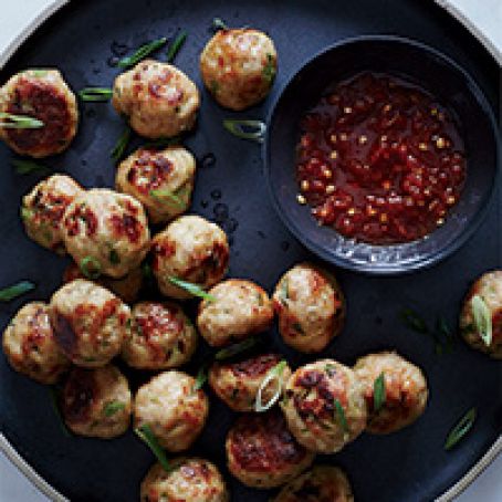 Sesame-Ginger Chicken Meatballs