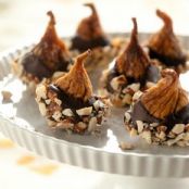 Snack:  Chocolate Dipped Figs with Almonds  (Whole Foods)