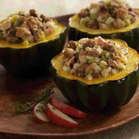 Sausage Stuffed Squash