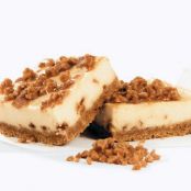 Toffee Crunch Cheescake Squares