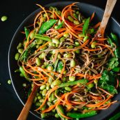 Sugas snapPeas and Carrot Soba Noodles