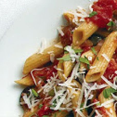 Vegetarian Penne alla Puttanesca