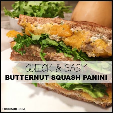 Butternut Squash Panini