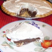 Chocolate Cream Ice Box Pie -