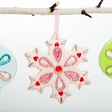 Stained Glass Window Holiday Cookies