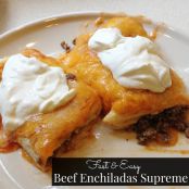 Beef Enchiladas Supreme