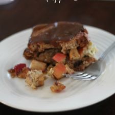 Caramel Apple Strata {Gluten Free & Allergy Friendly}