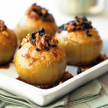 Walnut-Stuffed Slow-Cooked Apples
