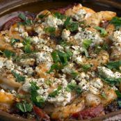 Baked Greek Shrimp With Tomatoes and Feta