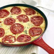 Crustless Tomato-Ricotta Pie