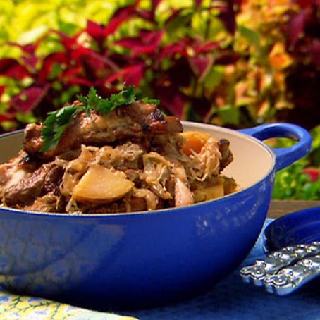 Sauerkraut and Ribs by Paula Deen