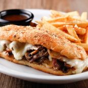 Cheese Steak Sandwich (servings 1 or 2)