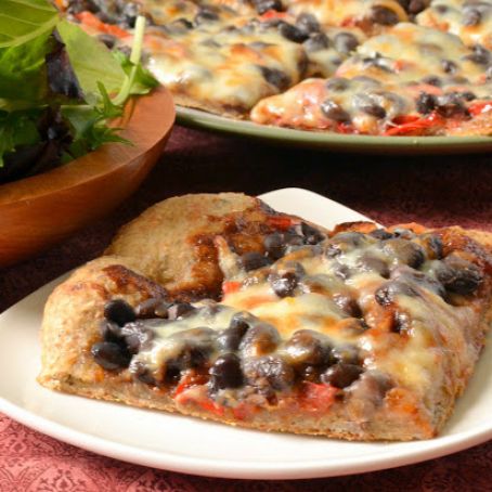 BBQ Black Bean Pizza