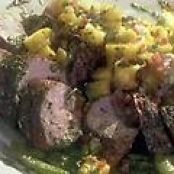 Grilled Pork Tenderloins with Grilled Pineapple Salsa