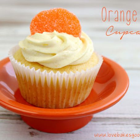 Orange Slice Cupcakes