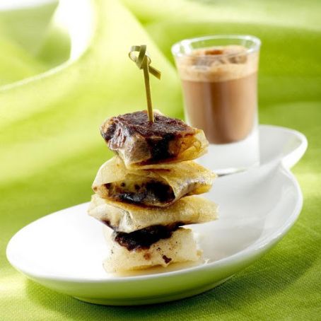 Mini Banana Packets with Cocoa Nibs