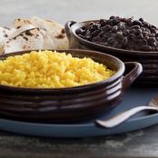 BLACK*****Easy Black Beans with Yellow Rice