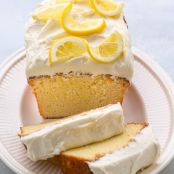 Lemon Pound Cake with Lemon Cream Cheese Frosting