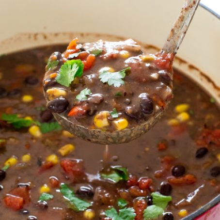 20 MINUTE BLACK BEAN SOUP