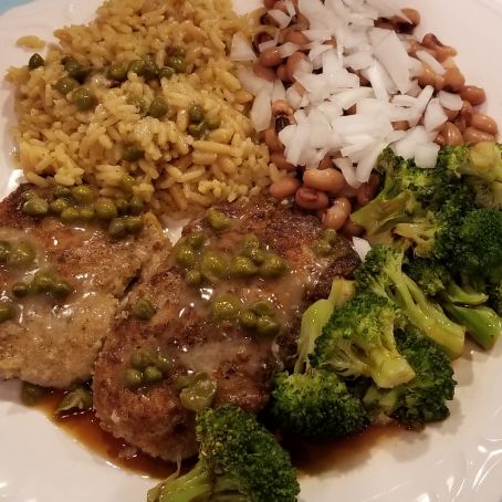 K's Pork Scallopini with Lemon Caper Sauce