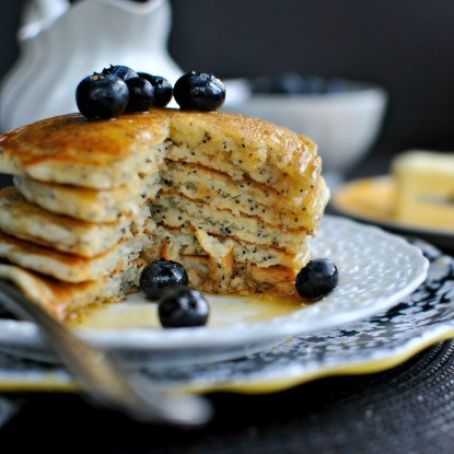 Lemon Poppy Seed Pancakes