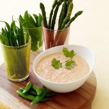 Sour Cream and Roasted Red Pepper Dip