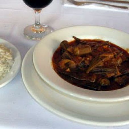 Bamia Stew (Lamb and Okra)
