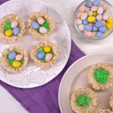 Rice Krispie Nests