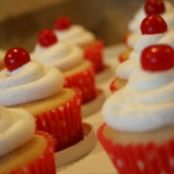 White Almond Sour Cream Wedding Cake