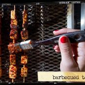 Spicy Barbecued Tofu Kebabs