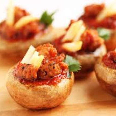 Pizza Stuffed Mushrooms
