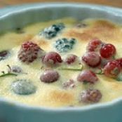 Berry Gratin with Champagne Sabayon