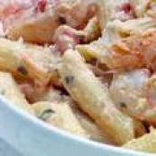 Penne with Shrimp and Herbed Cream Sauce