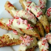 Candy Cane Biscotti