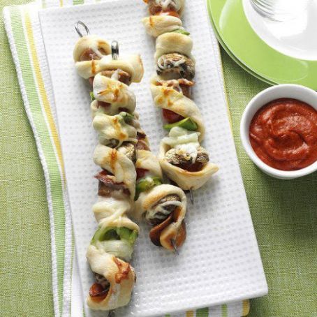 Pizza on a stick