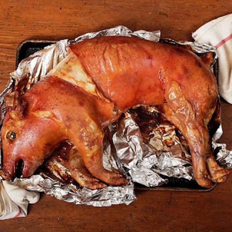 whole suckling pig - Oven roasted