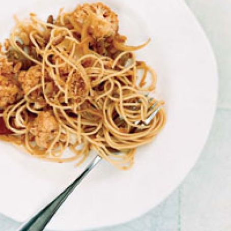 Spaghetti with Cauliflower