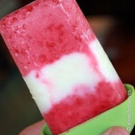 Raspberry Lemonade Popsicles