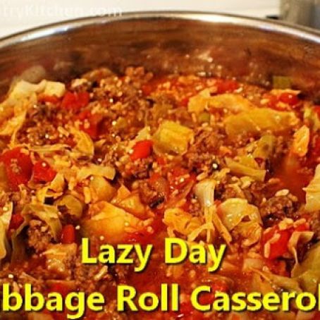 Lazy Day Cabbage Roll Casserole