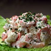 ENSALADA DE PAPA Y CAMARON