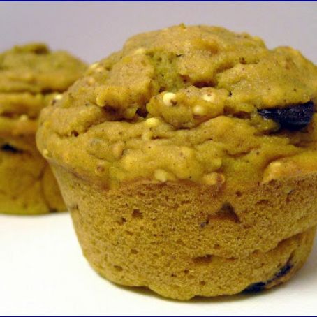 Pumpkin, Millet, and Chocolate Chip Muffins