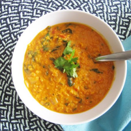 Coconut Curry Lentil Soup