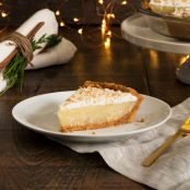Coconut Eggnog Cream Pie