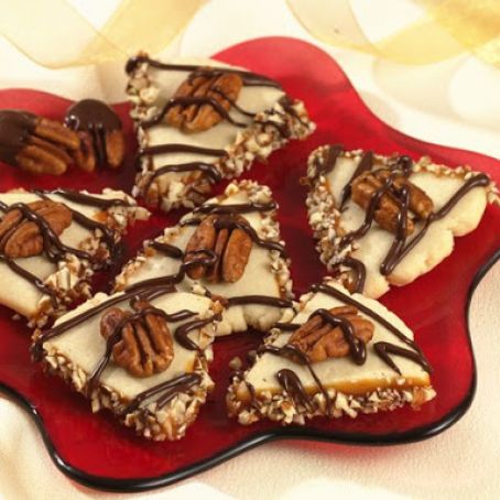 Turtle Shortbread Cookies (Holiday)