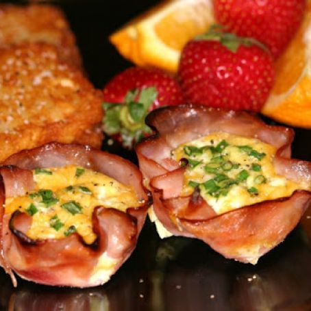 Breakfast Ham Cups - Muffin Tin